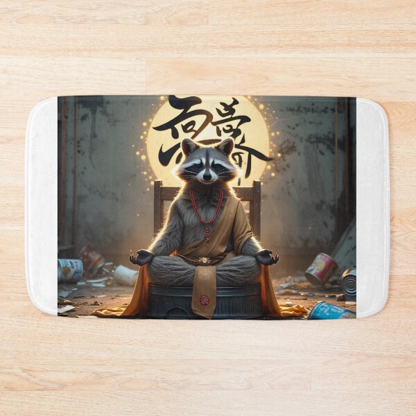 Artikelvorschau, Buddhist raccoon meditating entworfen und verkauft von Zazeyy.