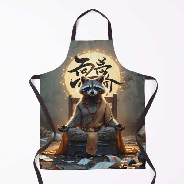 Artikelvorschau, Buddhist raccoon meditating entworfen und verkauft von Zazeyy.