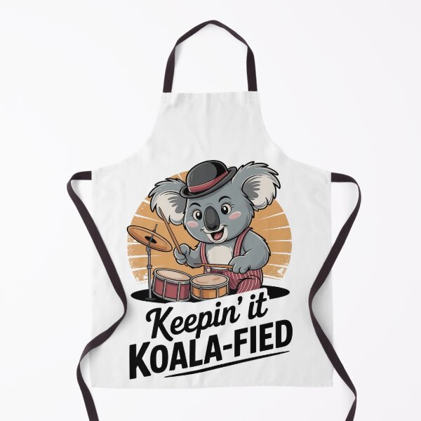 Item preview, Keepin’ It Koala-fied – Funny Koala Drummer Design designed and sold by EpicMediaShop.