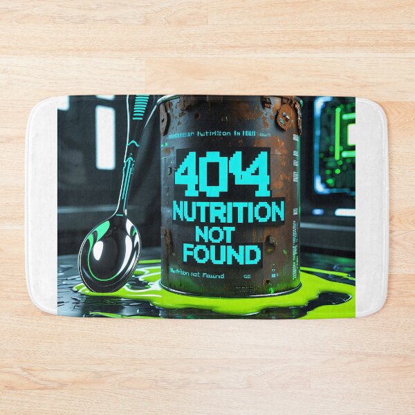 Item preview, 404 Nutrition Not Found designed and sold by Zazeyy.