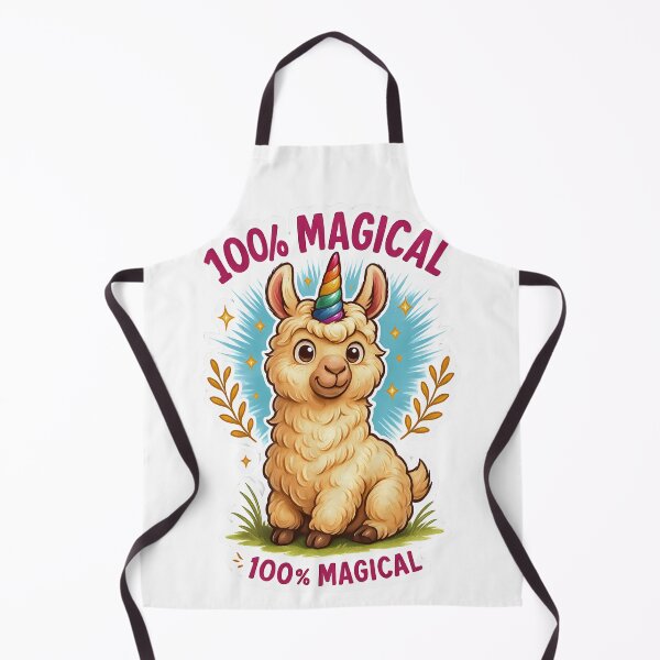 Item preview, 100% Magical – Cute Llama Unicorn – Funny Llamacorn Design designed and sold by VIBE CRAFT STUDIO.