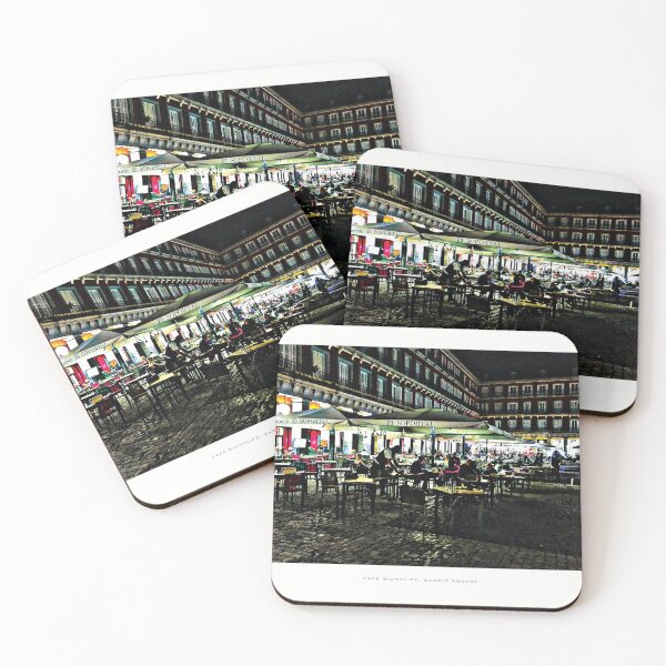 Item preview, Spain. Nightlife in Madrid's Cental Square by Robert Hills designed and sold by Robert Hills.