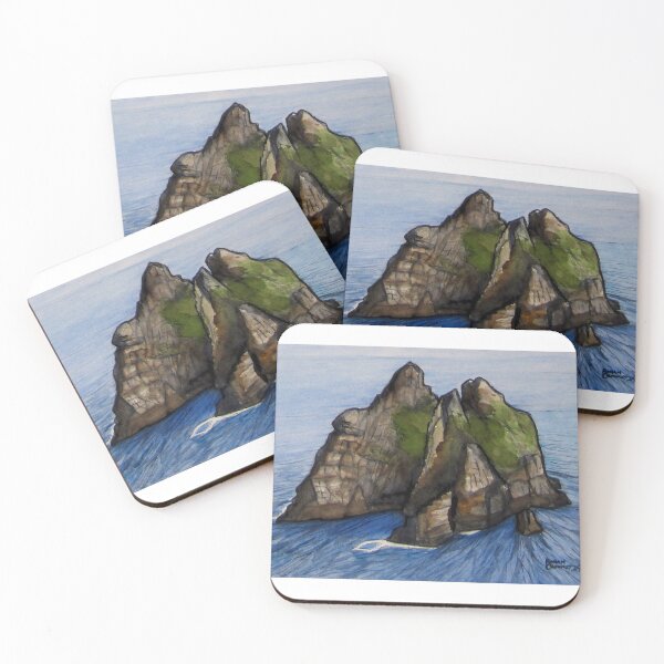 Item preview, Skellig Beag, Co. Kerry, Ireland. Watercolor on 21x29.7cm paper. designed and sold by crowleyronan123.