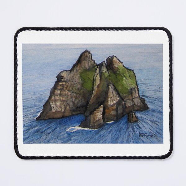 Item preview, Skellig Beag, Co. Kerry, Ireland. Watercolor on 21x29.7cm paper. designed and sold by crowleyronan123.