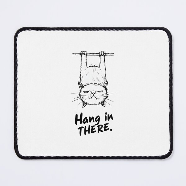 Item preview, Hang in There - Motivational Cute Cat Poster Design designed and sold by Colorful-Garden.