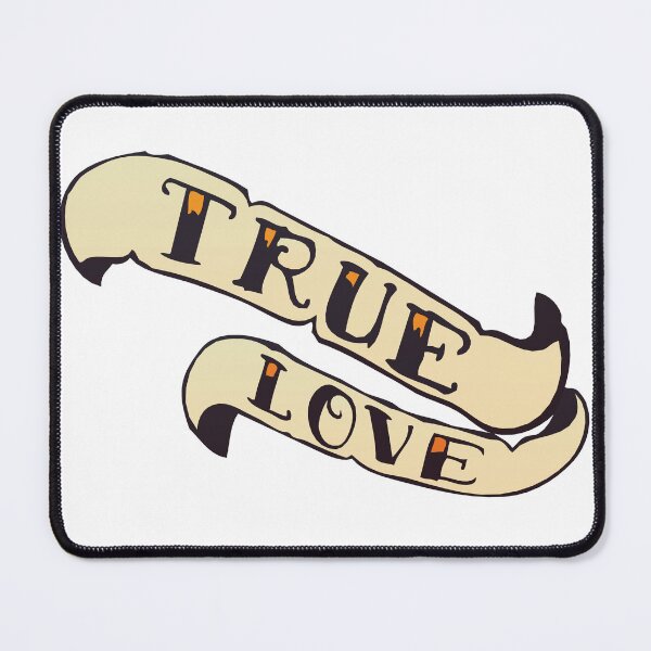 Item preview, true love quote old school banner designed and sold by Achille3777.