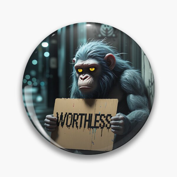 Item preview, Bored-Ape Worthless designed and sold by Zazeyy.