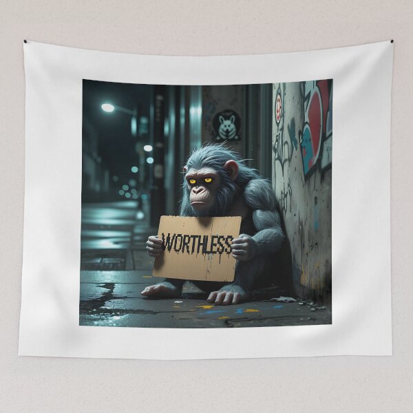 Item preview, Bored-Ape Worthless designed and sold by Zazeyy.