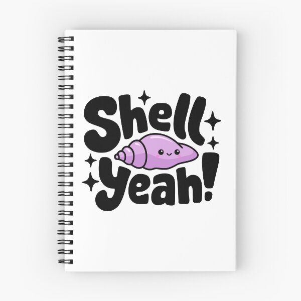 Item preview, Shell Yeah! Cute Conch Shell Puns designed and sold by PMCreative.