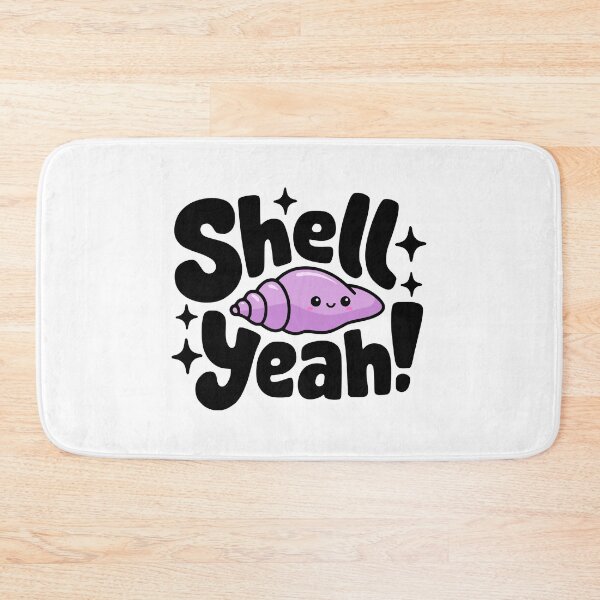Item preview, Shell Yeah! Cute Conch Shell Puns designed and sold by PMCreative.