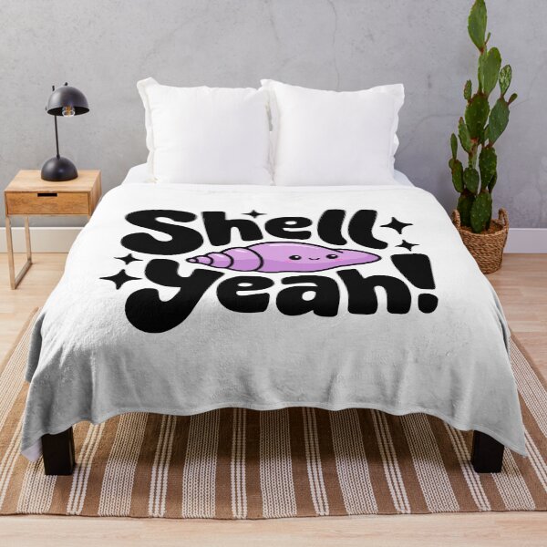 Item preview, Shell Yeah! Cute Conch Shell Puns designed and sold by PMCreative.