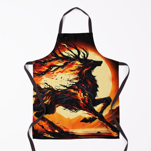 Item preview, Ember Fire Deer, Ai Generated Art   designed and sold by ACC .