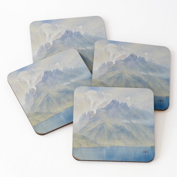 Item preview, Mountains Over A Blue Lake designed and sold by Vanvin80  Store.