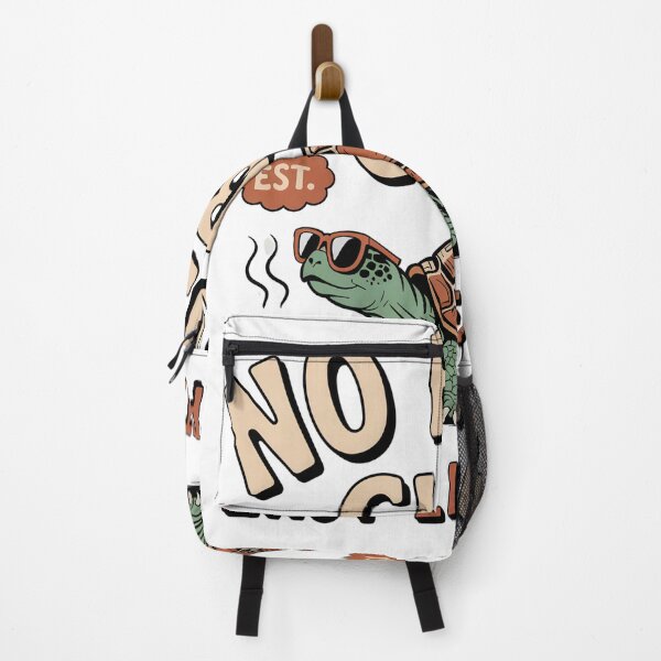 Item preview, No Rush Club – Chill Retro Turtle Design designed and sold by EpicMediaShop.