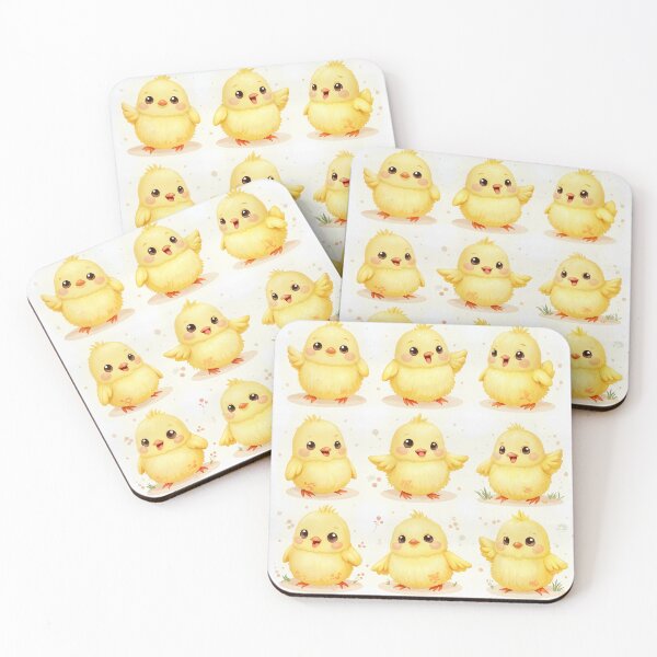 Item preview, Adorable Easter Chicks - Cute Spring Cartoon Design designed and sold by Emilia-Design.