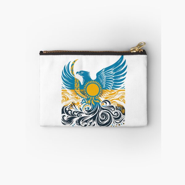 Item preview, Kazakhstan eagle coat of arms flag gift designed and sold by Pineapple-Tree.