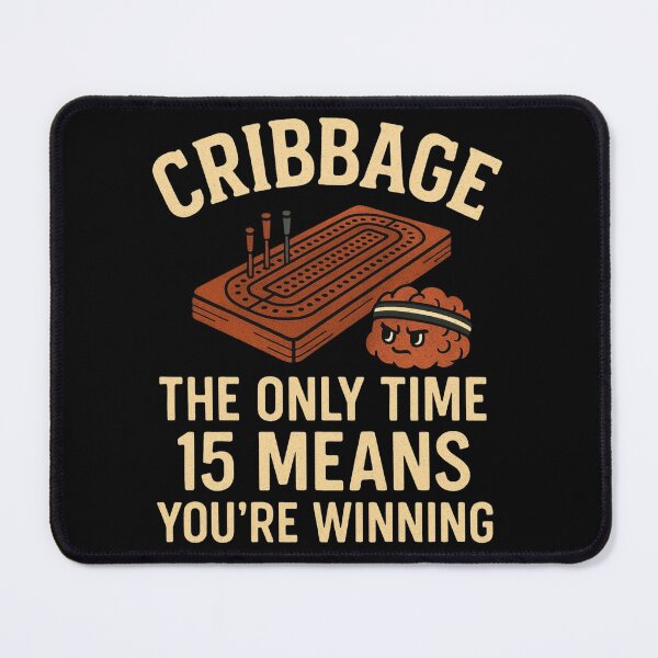 Item preview, Cribbage Humor Design For Smart Card Game Lovers designed and sold by BunBuntheDog-.