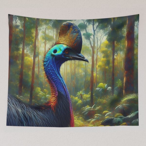 Item preview, Cassowary Art #22 | Cassowary Lovers designed and sold by ksgraphics222.