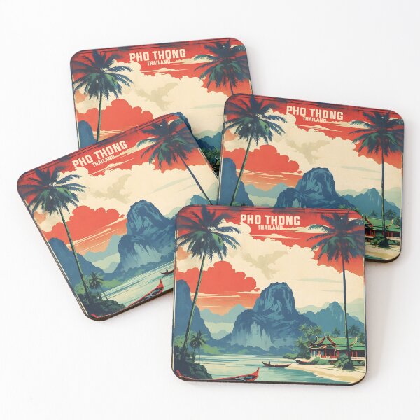 Item preview, Pho Thong Thailand Vintage Retro Travel Tourism designed and sold by TravelersGems.
