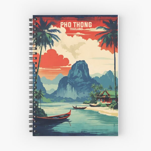 Item preview, Pho Thong Thailand Vintage Retro Travel Tourism designed and sold by TravelersGems.