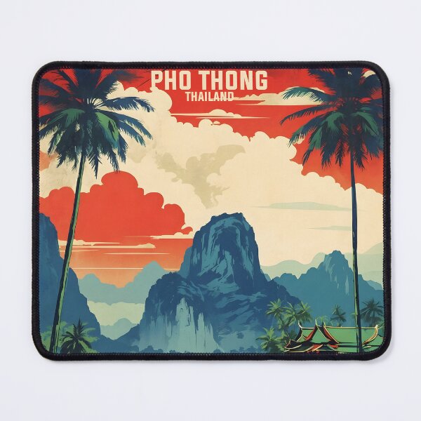 Item preview, Pho Thong Thailand Vintage Retro Travel Tourism designed and sold by TravelersGems.