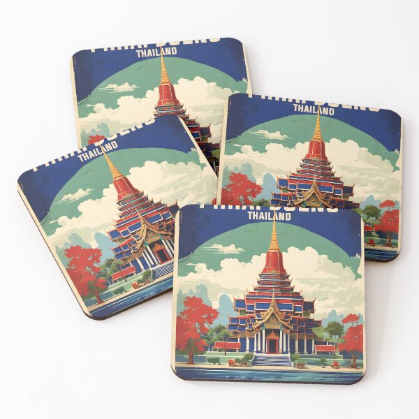 Item preview, Phrai Bueng Thailand Vintage Retro Travel Tourism designed and sold by TravelersGems.