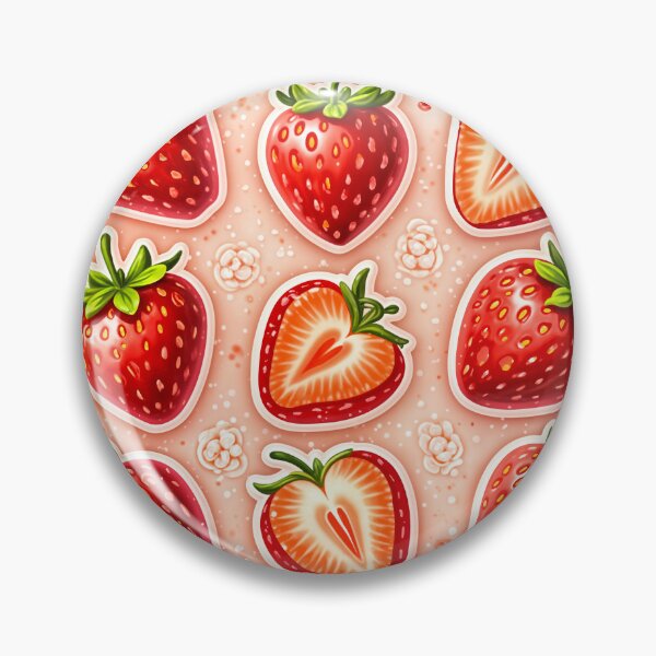 Artikelvorschau, Saftige Erdbeeren – Süßes Sommerfruchtmuster entworfen und verkauft von Emilia-Design.