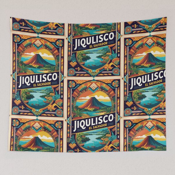Item preview, Jiquilisco El Salvador Vintage Travel Tourism designed and sold by TravelersGems.
