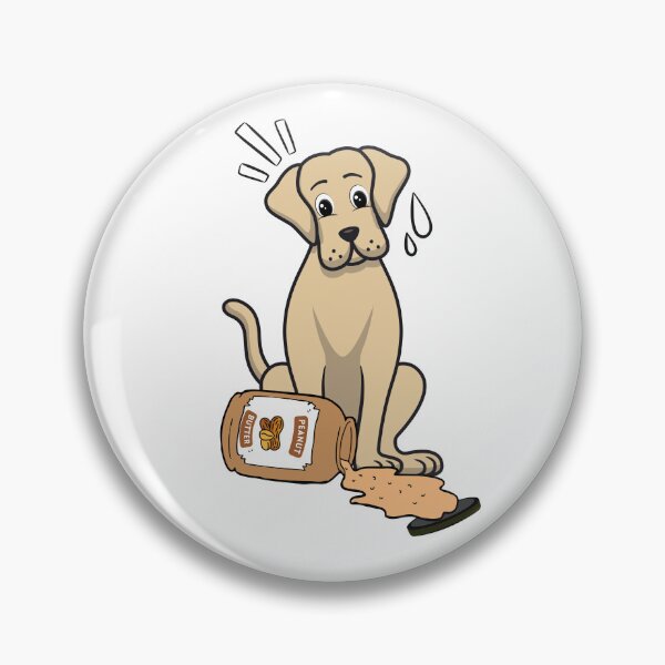 Item preview, Cute Big Dog spilled a jar of peanut butter designed and sold by Pet Station.