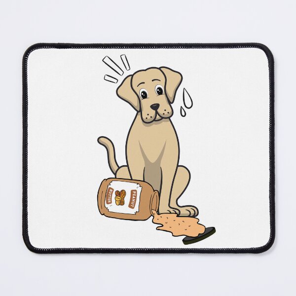 Item preview, Cute Big Dog spilled a jar of peanut butter designed and sold by Pet Station.