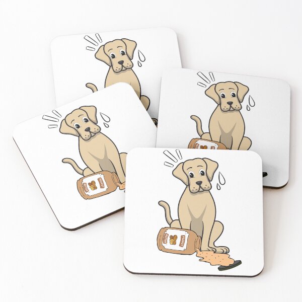 Item preview, Cute Big Dog spilled a jar of peanut butter designed and sold by Pet Station.