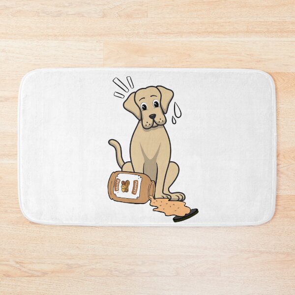 Item preview, Cute Big Dog spilled a jar of peanut butter designed and sold by Pet Station.