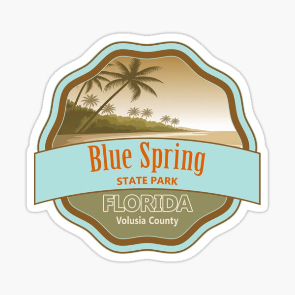 Item preview, Blue Spring State Park Volusia County Florida designed and sold by Wanderful-roads.