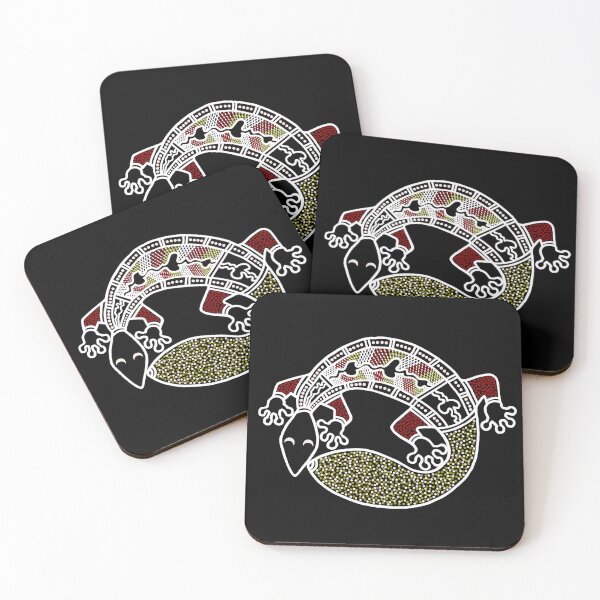 Item preview, Authentic Aboriginal Art -  The Gecko designed and sold by HogarthArts.