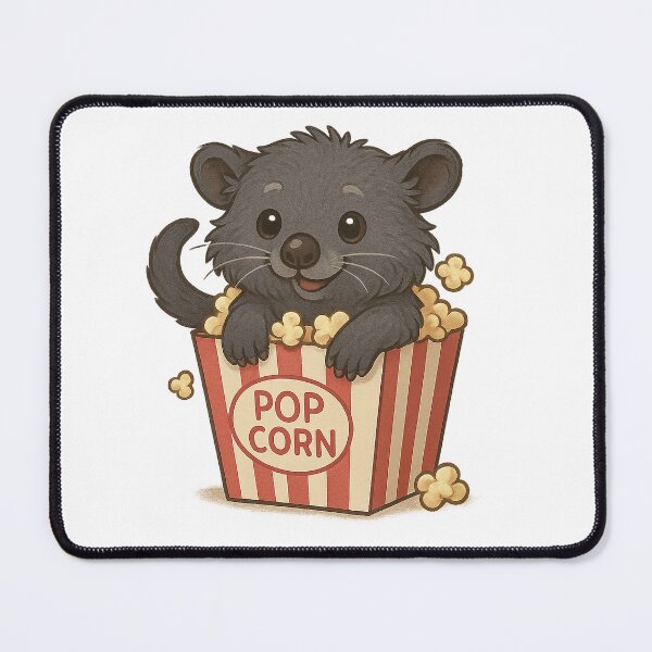 Item preview, Cute Binturong in a Popcorn Bucket – Funny design for animal lovers & movie fans designed and sold by Print-Zoo.