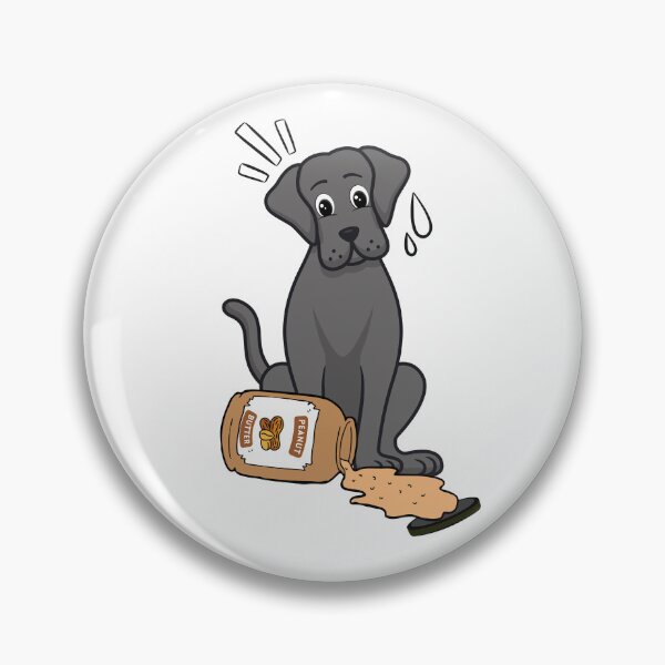Item preview, Cute Big Dog spilled a jar of peanut butter designed and sold by Pet Station.