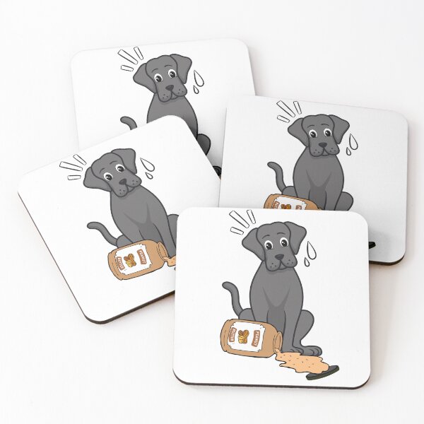Item preview, Cute Big Dog spilled a jar of peanut butter designed and sold by Pet Station.