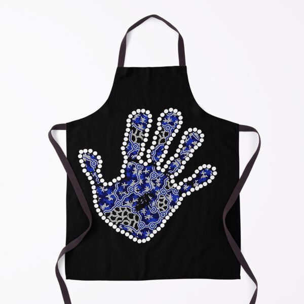 Item preview, Authentic Aboriginal Art - Hand (the Pond) designed and sold by HogarthArts.