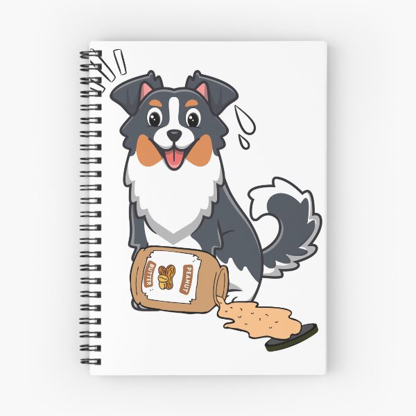 Item preview, Cute Collie Dog spilled a jar of peanut butter designed and sold by Pet Station.