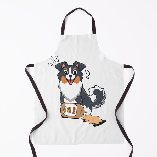 Item preview, Cute Collie Dog spilled a jar of peanut butter designed and sold by Pet Station.