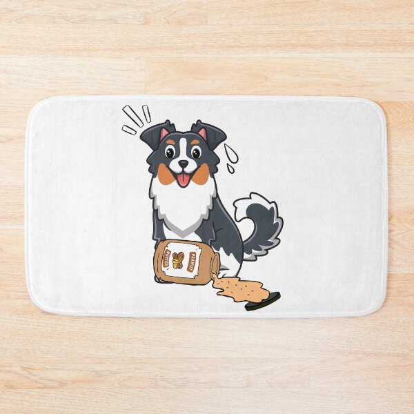 Item preview, Cute Collie Dog spilled a jar of peanut butter designed and sold by Pet Station.