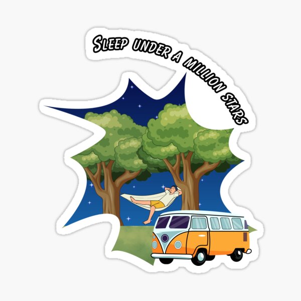 Item preview, Sleep Under a Million Stars – Notte da Vanlifer designed and sold by CamperMood.