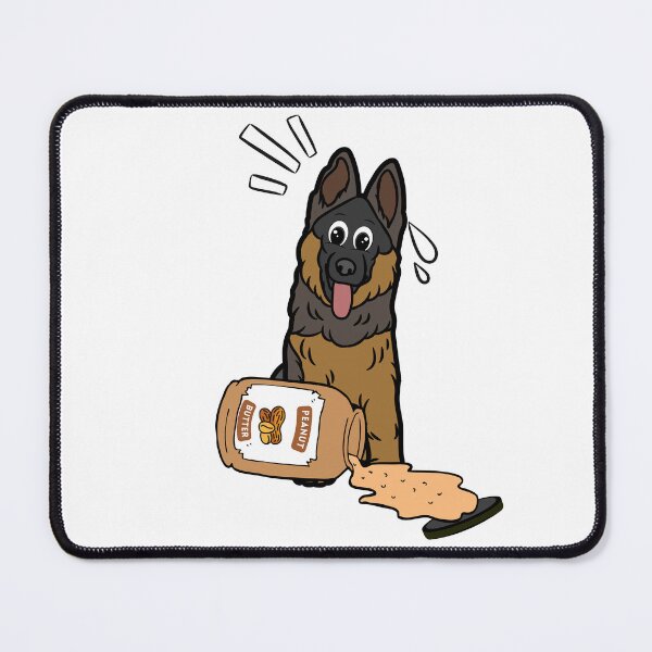 Item preview, Cute Guard Dog spilled a jar of peanut butter designed and sold by Pet Station.