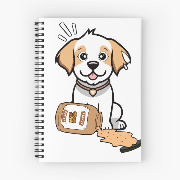 Item preview, Cute Happy Dog spilled a jar of peanut butter designed and sold by Pet Station.