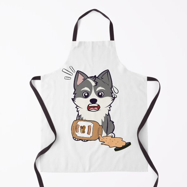 Item preview, Cute Husky Dog spilled a jar of peanut butter designed and sold by Pet Station.