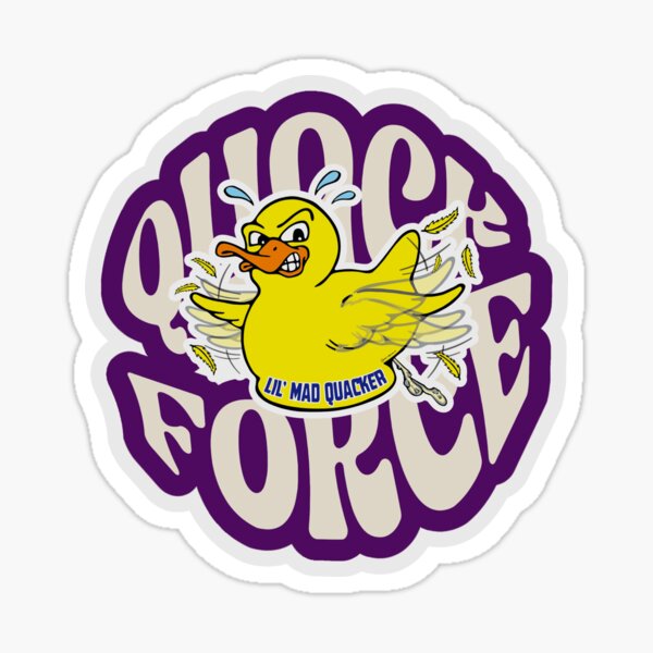 Item preview, LIL' MAD QUACKER (QUACK FORCE) designed and sold by SHIRTCREEKINK.