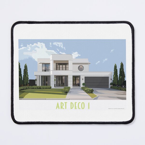 Item preview, Landscape Art Deco House 1 designed and sold by Robert Hills.