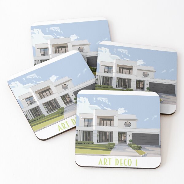 Item preview, Landscape Art Deco House 1 designed and sold by Robert Hills.