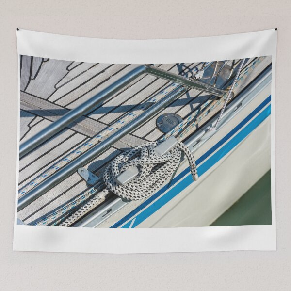 Item preview, Mooring rope tied around a cleat designed and sold by dvoevnore.
