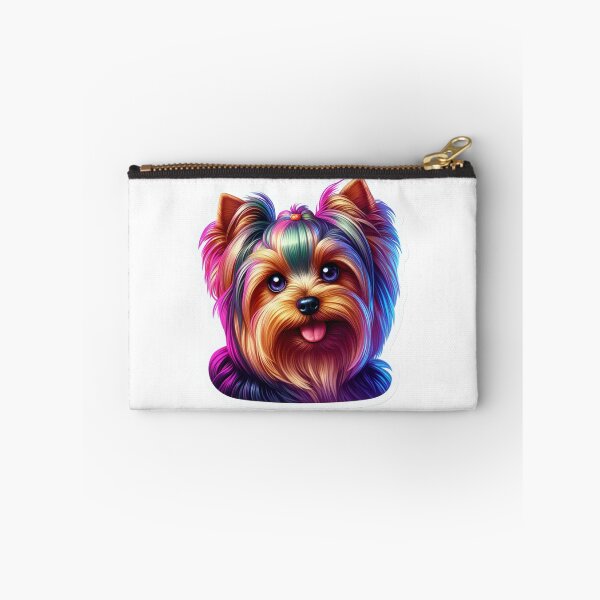 Item preview, Vibrant Yorkshire Terrier designed and sold by DixieGirlStudio.